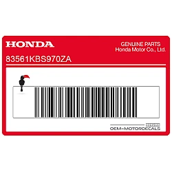 Naklejka na dolną owiewkę, pług, prawa strona