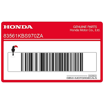 Naklejka na dolną owiewkę, pług, prawa strona