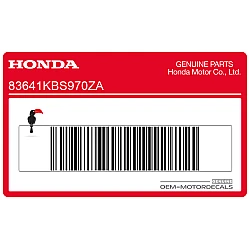 Naklejka na osłonę boczną, lewa strona