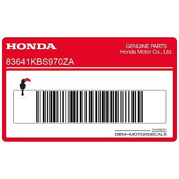 Naklejka na osłonę boczną, lewa strona