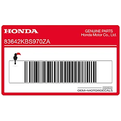 Naklejka na osłonę boczną, lewa strona