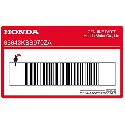 Naklejka na osłonę boczną, lewa strona