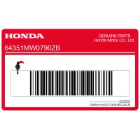 HONDA Autocollant de carénage inférieur CBR900RR, côté gauche 64351-MW0-790ZB