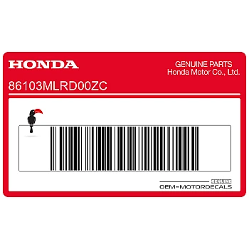 Belly pan decal, right side