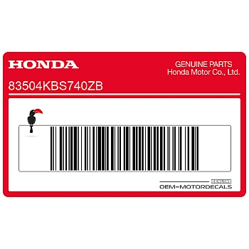 Tail cowl decal, right side