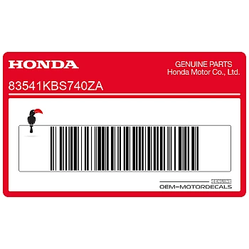 Belly pan decal, right side
