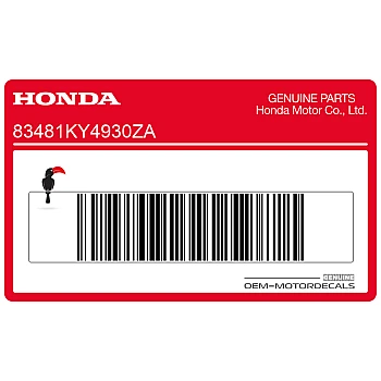 Autocollant de réservoir