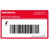 HONDA Naklejka na zbiornik, prawa strona 83514-KY4-930ZA