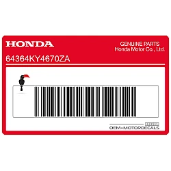 Naklejka na osłonę boczną, lewa strona