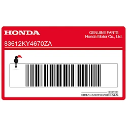 Naklejka na osłonę boczną, lewa strona