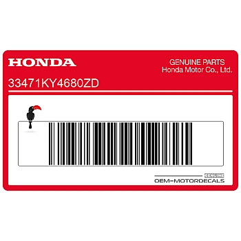 Zijpaneel sticker, rechterkant