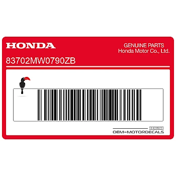 Framecover sticker, linkerkant