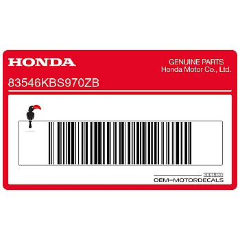 Belly pan decal