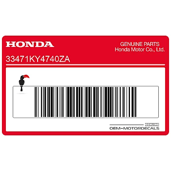 Zijpaneel sticker, rechterkant