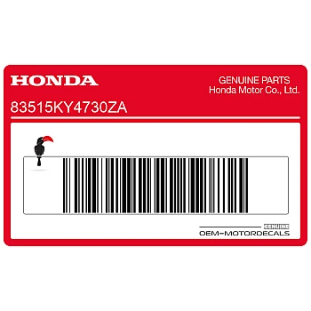 Kontpaneel sticker, rechterkant