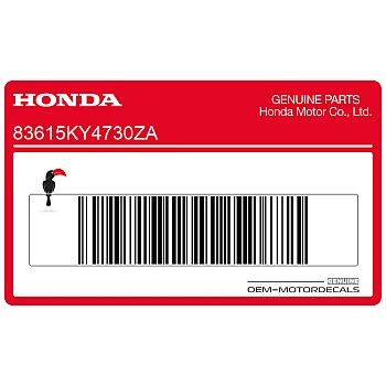 Kontpaneel sticker, linkerkant