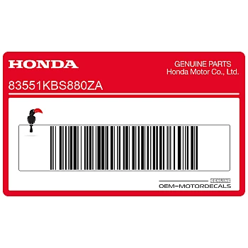 Naklejka na dolną owiewkę, pług, prawa strona