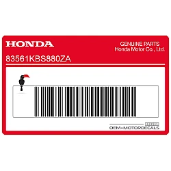 Naklejka na osłonę boczną