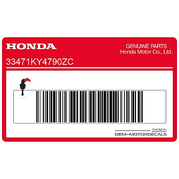 Voorspatbord sticker, rechterkant