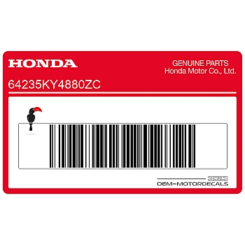 Zijpaneel sticker, rechterkant