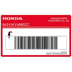 Side cowling decal