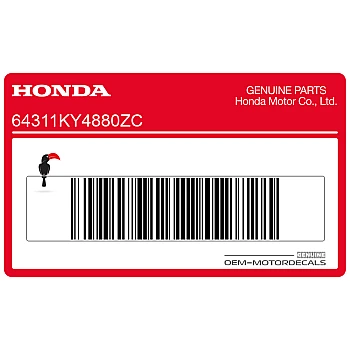 Naklejka na osłonę boczną