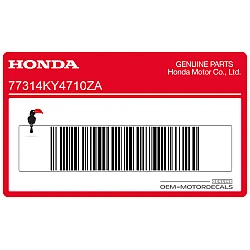Kontpaneel sticker