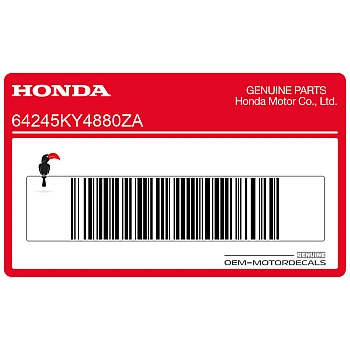 Seitenverkleidung Aufkleber, Linke Seite