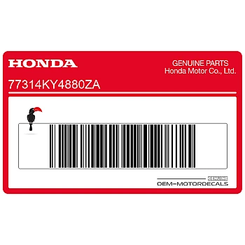 Kontpaneel sticker