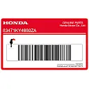 Autocollant de réservoir