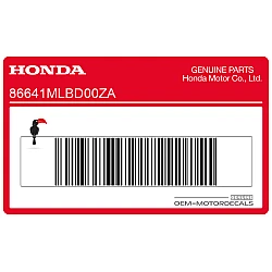 Side cowling decal