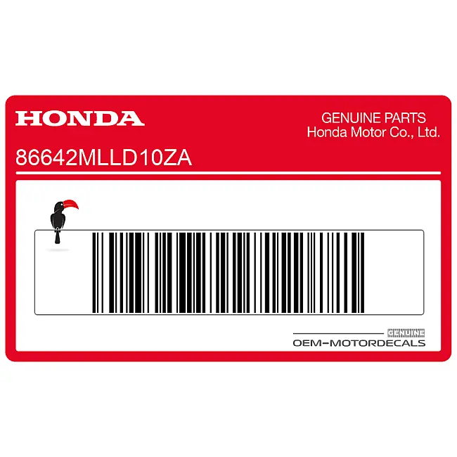 Honda-86642MLLD10ZA
