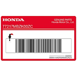 Naklejka na tylną owiewkę / zadupek