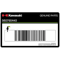 KAWASAKI Zijpaneel sticker, rechterkant 56076-0440