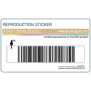 Zijpaneel sticker, rechterkant