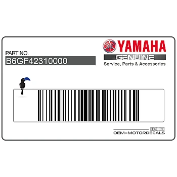 Zijpaneel sticker, linkerkant