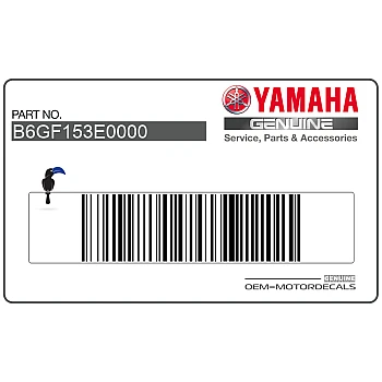 Voorspatbord sticker