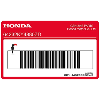 Adesivo pannello laterale, lato destro