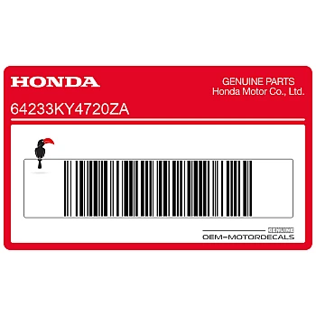 Adesivo carena anteriore superiore