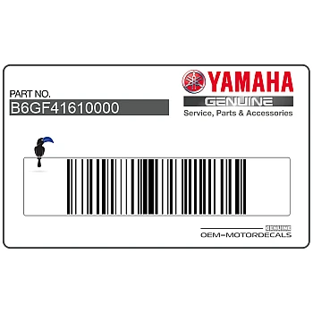 Adesivo pannello laterale, lato sinistro