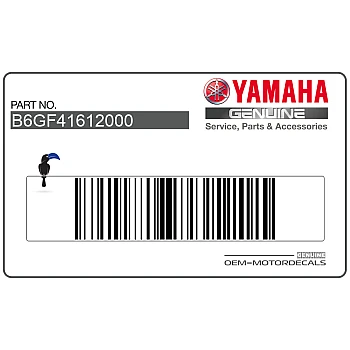 Zijpaneel sticker, linkerkant