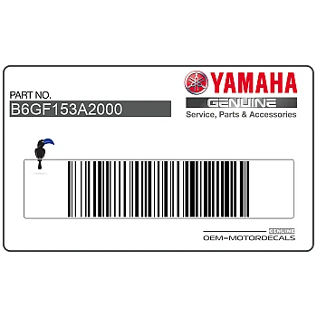 Kontpaneel sticker, linkerkant