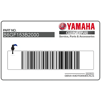 Kontpaneel sticker, rechterkant