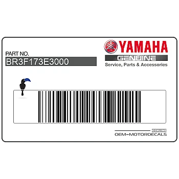 Kontpaneel sticker, linkerkant