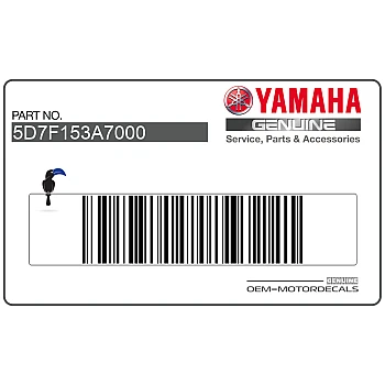 Kontpaneel sticker, linkerkant