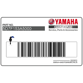 Heckverkleidung Aufkleber, Linke Seite