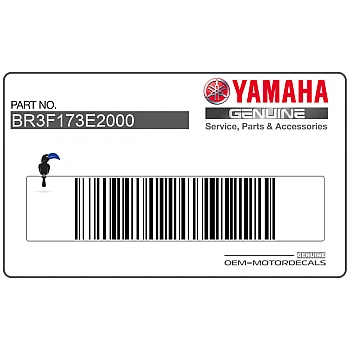 Heckverkleidung Aufkleber, Linke Seite