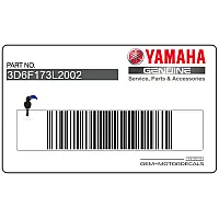 YAMAHA Tank decals set, right side 3D6-F173L-20-02