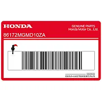 Honda Wing Logo Aufkleber Kraftstofftank, links 86172-MGM-D10ZA