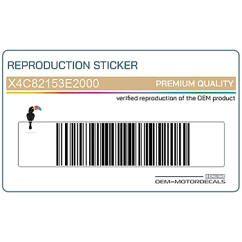 Naklejka na dolną owiewkę, pług